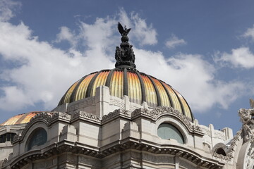 Fototapeta premium Cúpula del palacio de Bellas Artes, Ciudad de México