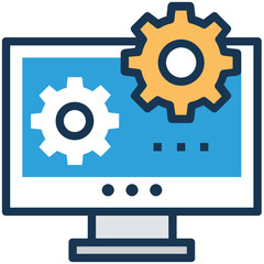 Graphic illustration of system Configuration Vector Icon