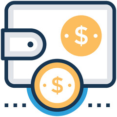 Online shopping, e commerce Vector Icon