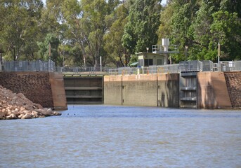 Lock 11 on Murray River near Mildura