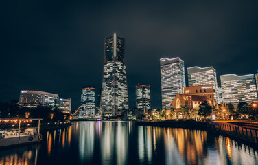 Obraz premium Yokohama Night View