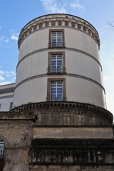 Fototapeta na wymiar Napoli - Torre della Caserma Garibaldi