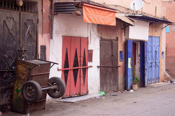 ancient houses in the old town