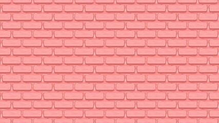 The pattern forms a wall made of blue bricks