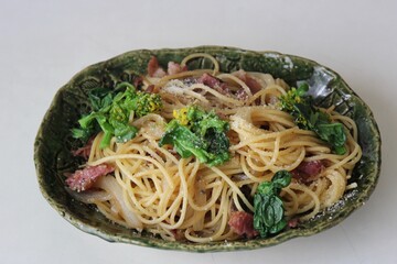 菜の花のパスタ