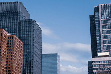 Fototapeta na wymiar オフィスビル　東京　日本 