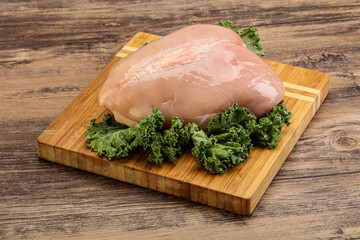 Whole skinless chicken breast fillet