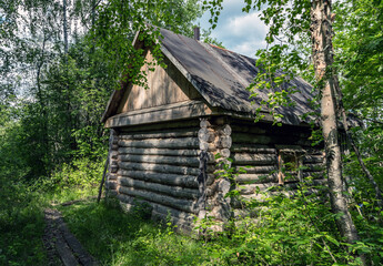 wooden sauna