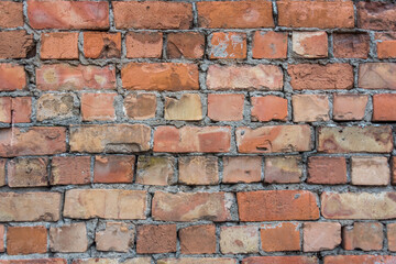 Old Brick Wall Background from Northern Europe