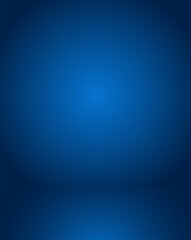 Empty blue studio room Backdrop. Light interior with copyspace for your creative project . Vector illustration EPS 10