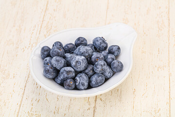 Sweet fresh juicy blueberries heap