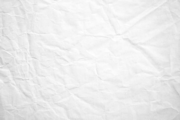 White crumpled recycle paper background