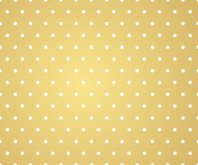 Gold polka dots pattern, colorful holiday background - vector abstract background