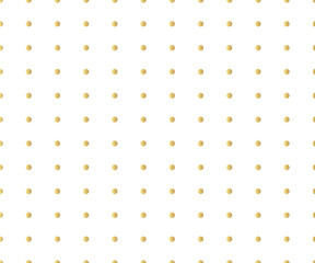Gold polka dots pattern, colorful holiday background - vector ab