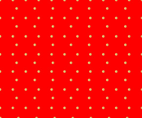 Vintage polka dots red pattern greeting card, New Year backgroun