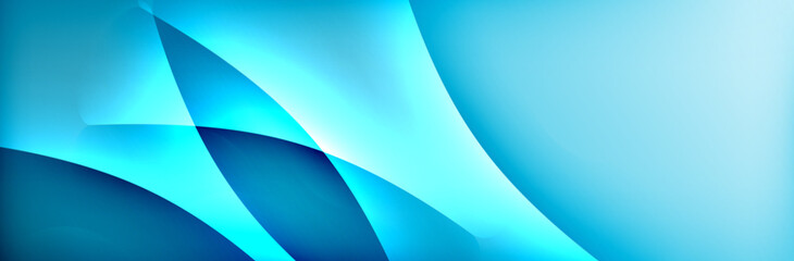 Fluid gradient neon color waves, vector abstract background