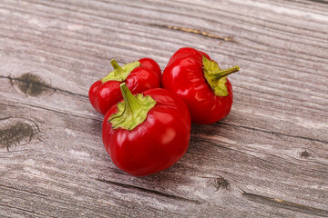Red hot spicy cherry pepper