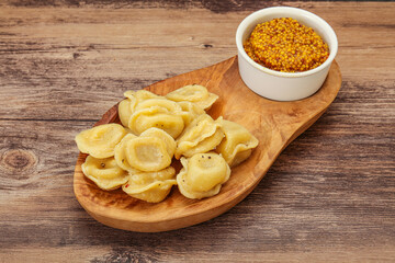 Dumplings with meat and spices