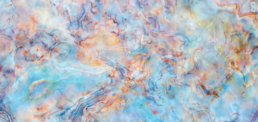 High quality colorful (green and orange) marble texture