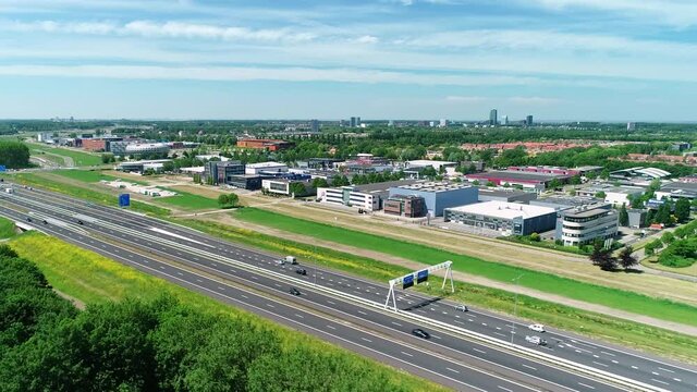 Almere Business Park &ndash; The Netherlands, 4K Drone Footage