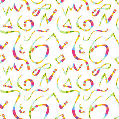 Abstract poster design. Liquid colorful shapes on light background. Vector illustration.