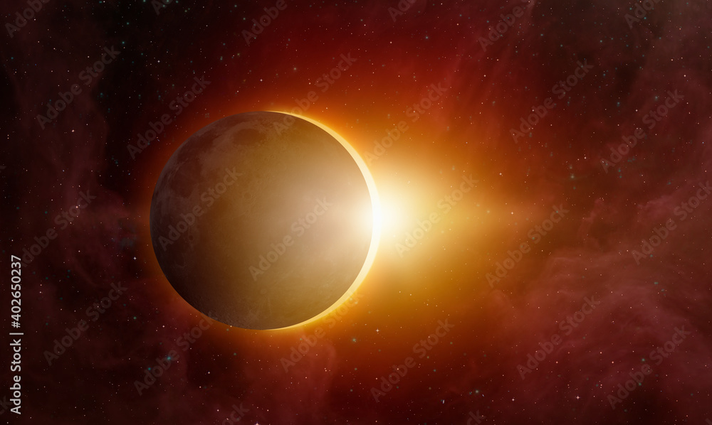 Poster solar eclipse 