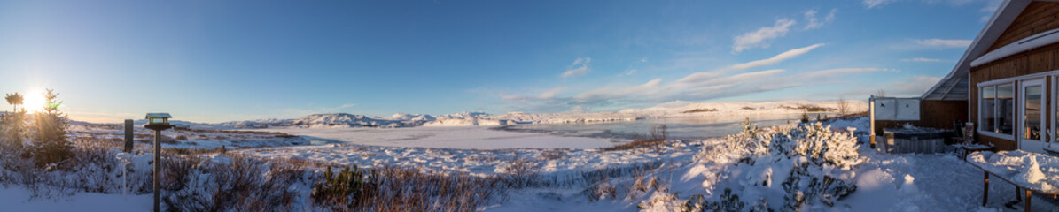 Iceland, January 2018. Panorama