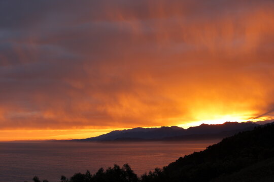 Sunrise in the Sierra of Cuera