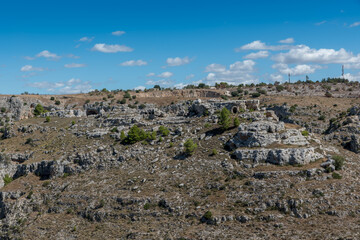 Matera Basilicata streets panorama