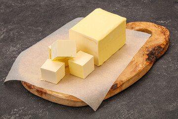 Dairy natural yellow butter piece