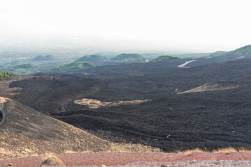 Etna landscape Catania Sicily Italy