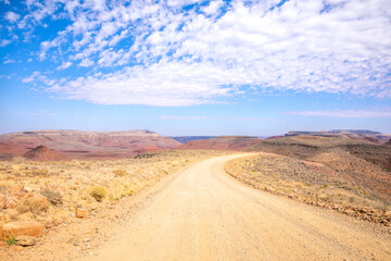 Fototapeta na wymiar Namibia, Hardap region, Namib Desert East of the Namib Naukluft National Park towards Sossusvlei, Zaris pass.
