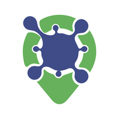 virus icon t-shirt design