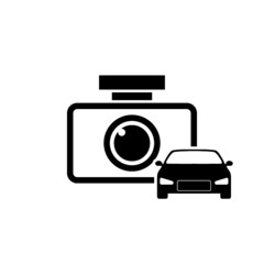 Dvr car icon isolated on white background