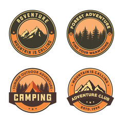 Adventure rounded logo design