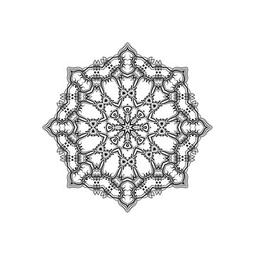 Artistic beautiful manala design background