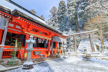 冬の英彦山神宮　福岡県田川郡　Hikosan Jingu in winter Fukuoka-ken Tagawa-gun