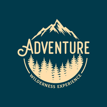 Vintage adventure logo