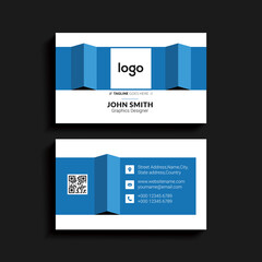 corporate business card design template vector. Vector illustration. EPS10