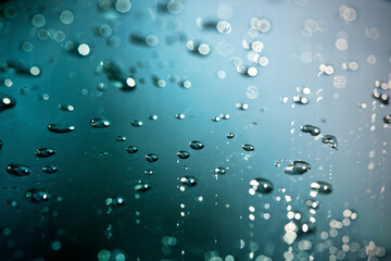 Water drops blurs