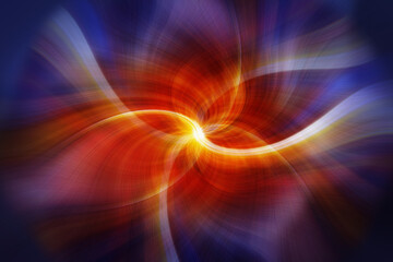 Abstract colorful light swirl, background image, digital illustration - 402668453
