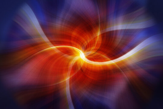 Abstract colorful light swirl, background image, digital illustration