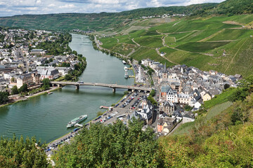 Blick auf die Stadt Bernkastel-Kues