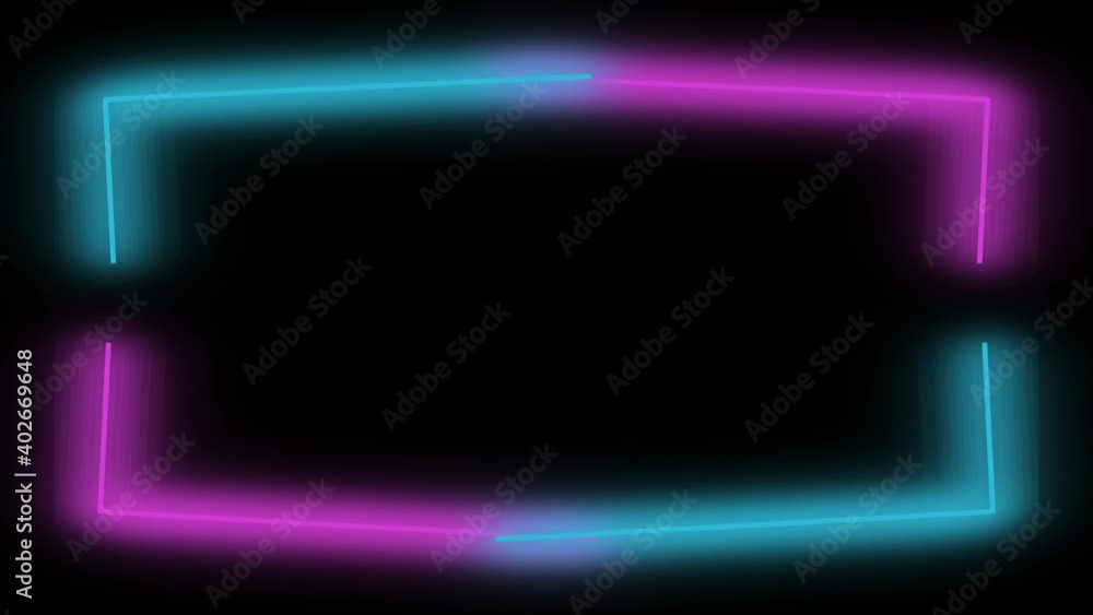 Poster dynamic lines with light moving. creative frame.