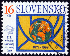 Postage stamp Slovakia 1999 Universal Postal Union