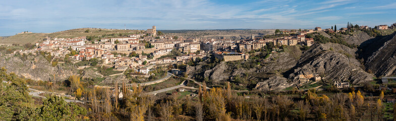 Fototapeta na wymiar medieval village Sepulveda, Segovia, Spain