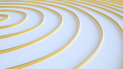 abstract golden line on white  background Illustration