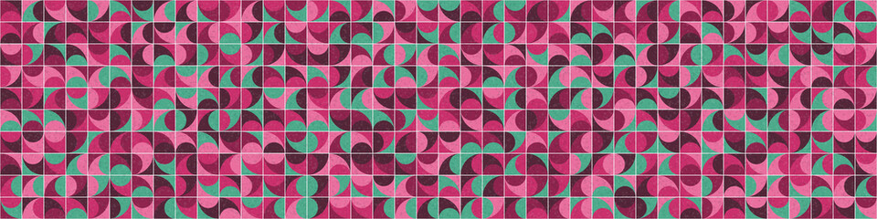 Abstract Geometric Pattern generative computational art illustration