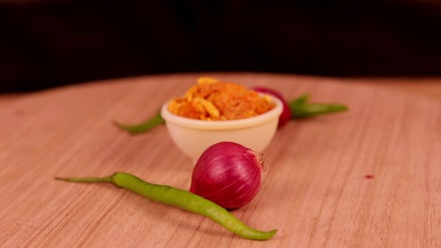 crunchy and fresh nimco Mix, delicious blend of sev, peanuts, chick peas and,Indian Snack, savory,nimco in Mixture namkeen, Aloo sev And Round Shaped Yellow Snack,Namkeen, Farsan,