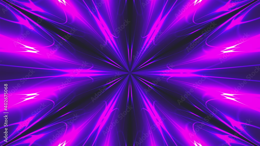 Poster abstract fractal light background. digital 3d rendering backdrop.